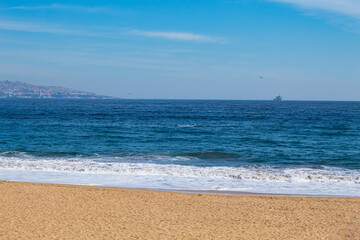 Fototapeta na wymiar beach Reñaca, Viña del Mar, Valparaíso Chile