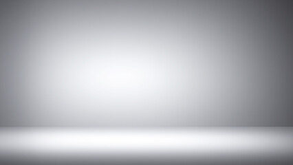 Soft White Minimalistic Gradient Studio Background for Product Placement