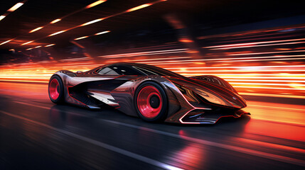 picture of expensive modern futuristic sports car
