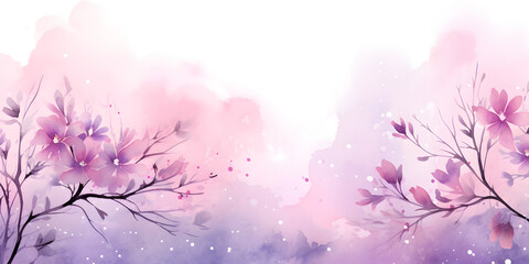 Abstract spring pink floral background