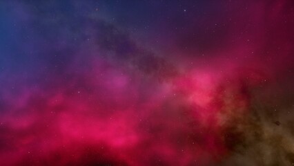 red-violet nebula in outer space, horsehead nebula, unusual colorful nebula in a distant galaxy, red nebula 3d render
 - obrazy, fototapety, plakaty