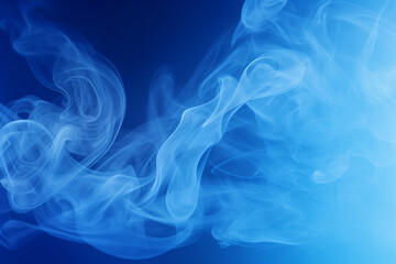 Obraz premium Abstract blue smoke wallpaper background