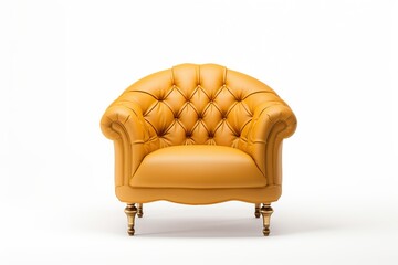 Luxury armchair isolated on white background