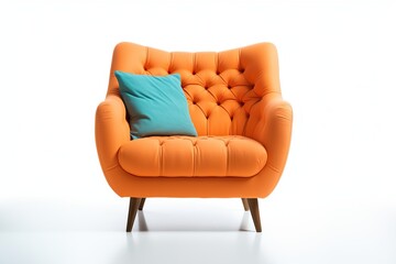 Luxury armchair isolated on white background