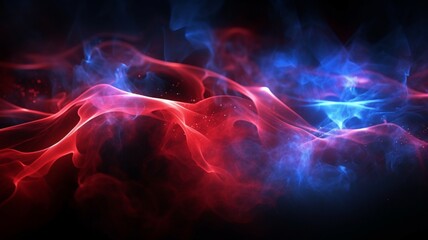 Beyond Tomorrow: Futuristic Energy Unleashed with Dark Red and Blue Colors, Igniting a Dynamic Palette and Paving the Way for Innovation and Technological Marvels - AI Generative