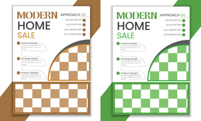 home for business flyer design