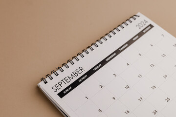 Calendar 2024, and calendar 2025 week start Monday corporate design template vector. Desk calendar 2024.	
