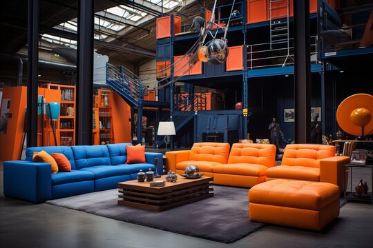 Inspiring work environment  creative workspaces, modern design, and unique office culture