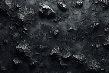 3d render of abstract art 3d background texture with part of rough grunge planet asteroid surface - obrazy, fototapety, plakaty