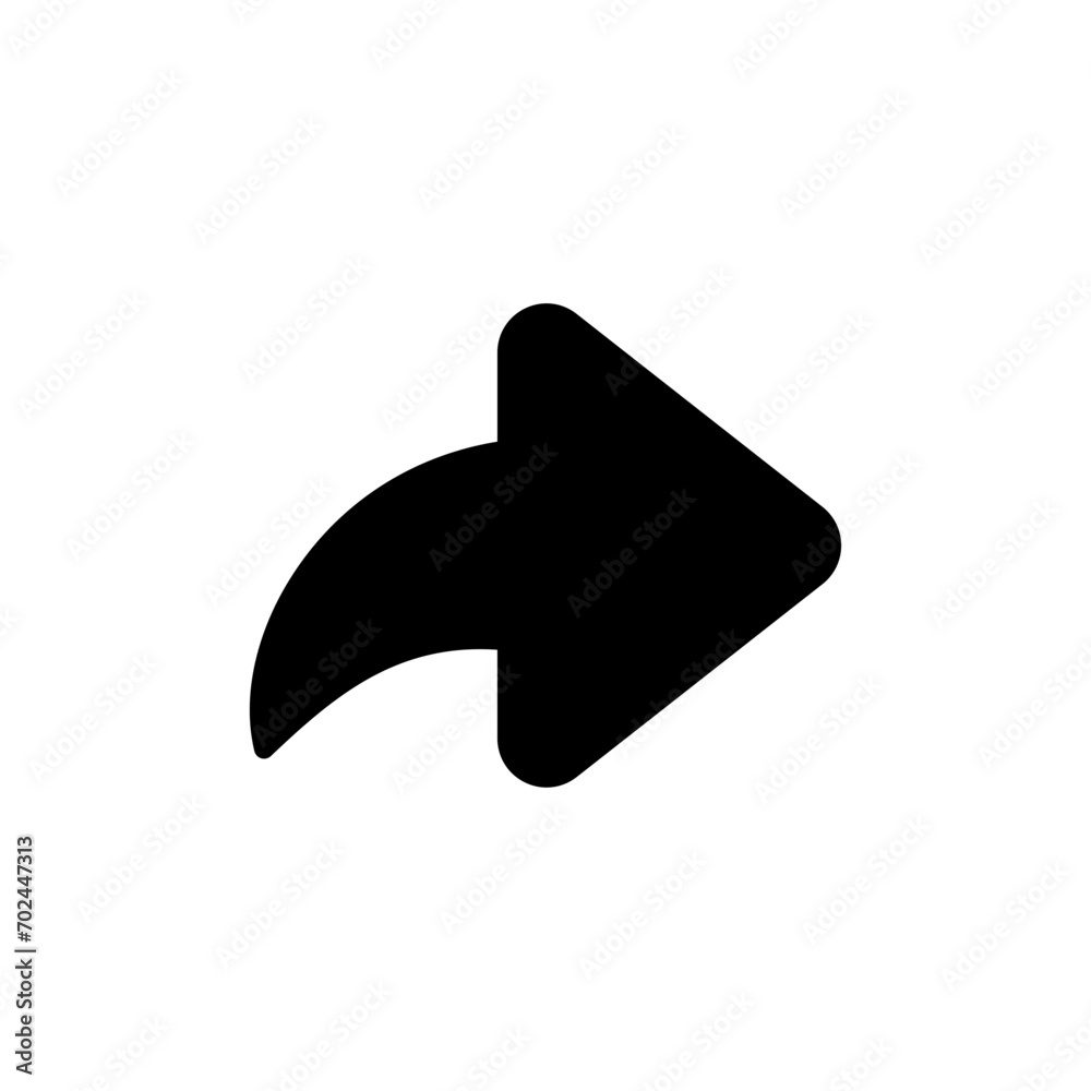 Poster share arrow icon reply send forward icons button