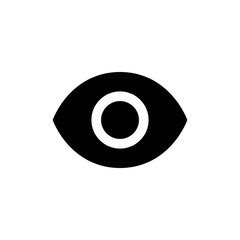 eye icon set. vision icon, see view icons - eyesight symbol - sight look sign
