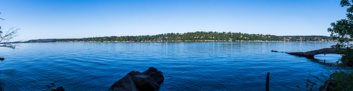 Tranquil morning, Lake Washington, Kirkland