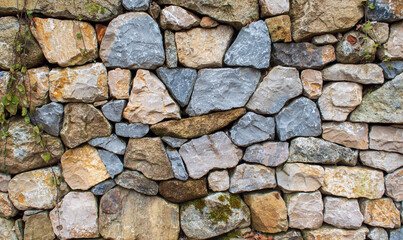 Mur en pierres sèches, Ariège, France