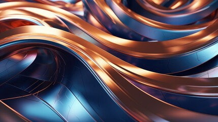 3d rendered abstract background banner wallpaper ai generated
