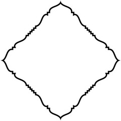 Islamic Amblem Design Thin Line Black stroke silhouettes Design pictogram symbol visual illustration