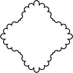 Islamic Amblem Design Thin Line Black stroke silhouettes Design pictogram symbol visual illustration