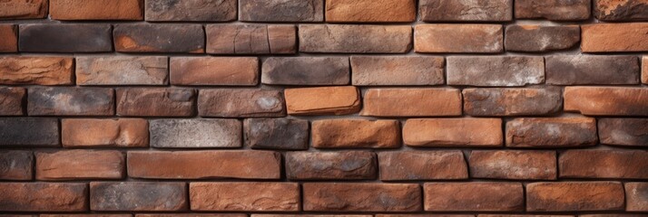 Brown brick wall texture
