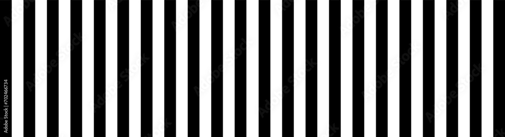 Wall mural crosswalk. top view. black and white vertical stripes. vector illustration isolated on white backgro - Wall murals