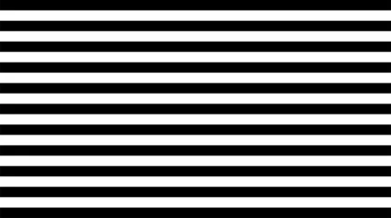 Fotobehang Black and white horizontal stripes pattern. Simple clean design for background or wallpaper. Monochrome striped texture. Uniform lines in contrasting tones creating visual rhythm and balance. Vector © Jafree