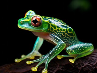 Frog, Macro Photography - Powered by Adobe
