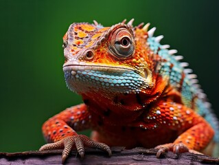 Fototapeta premium Lizard, Macro Photography