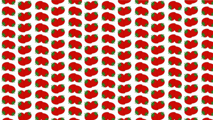 seamless background with strawberries