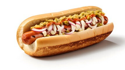 hotdog on bottom 