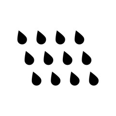 Fototapeta premium Rain icon PNG