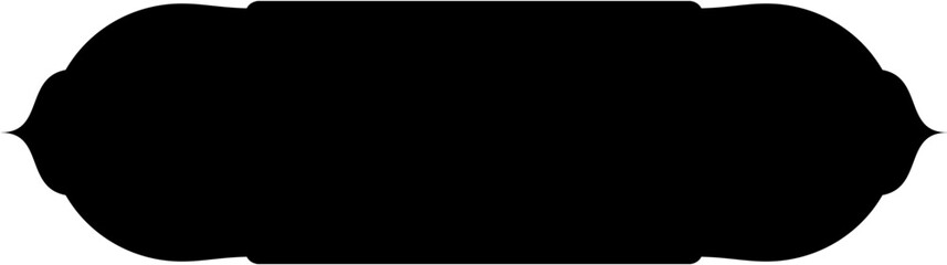 Islamic Label and Name Frame Glyph Black Filled silhouettes Design pictogram symbol visual illustration