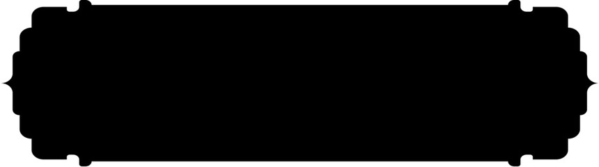 Islamic Label and Name Frame Glyph Black Filled silhouettes Design pictogram symbol visual illustration