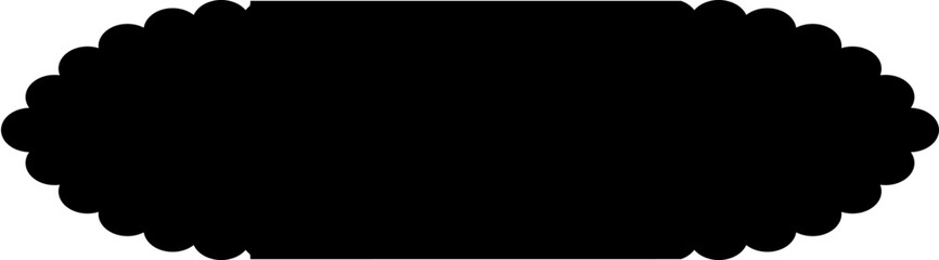 Islamic Label and Name Frame Glyph Black Filled silhouettes Design pictogram symbol visual illustration