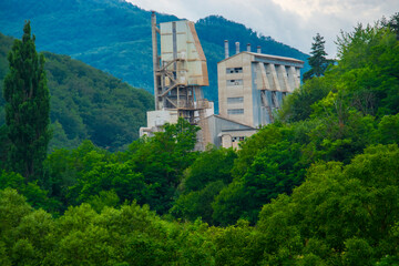 Old mine near Tisovec in Slovakia