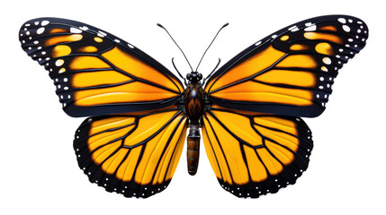 Butterfly monarch isolated 
