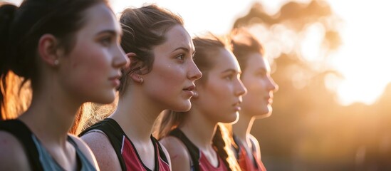 Strategy for a netball team's game plan, collaboration and idea explanation, coaching athletes, teaching and talking to promote fitness.