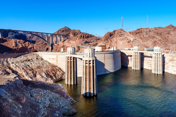 Scenic  Hoover Dam.Las Vegas, Nevada, USA