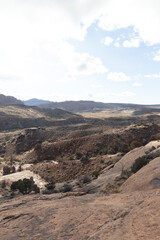 Fototapeta na wymiar rocky desert landscape 