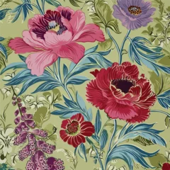 Fotobehang floral pattern © bahija
