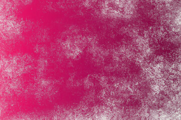 Obraz premium Beautiful abstraction of liquid paints in slow blending flow mixing together gently. Shiny deep pink foil paper texture vector. Magenta color gradient background for print art work. 