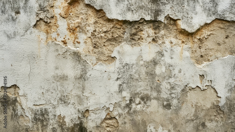 Poster A wall with peeling paint. Ideal for adding texture and character to design projects