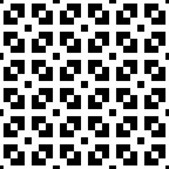 Squares, figures seamless pattern. Folk wallpaper. Checks, shapes ornate. Geometric background. Tribal motif. Ethnic ornament. Textile print, web design, geometry abstract. Geometrical image. Vector.