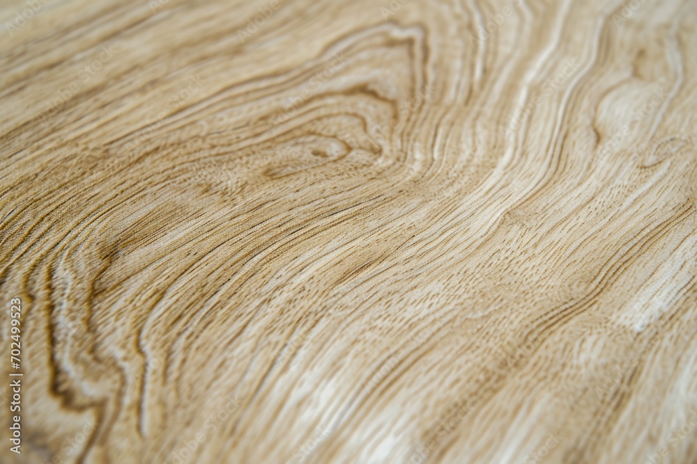 Poster A detailed close-up view of a surface with a wood grain pattern. Can be used for various design projects