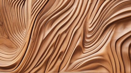 Fototapeta premium Abstract wood carvings, swirling lines.