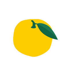 冬のイラスト素材 ゆず