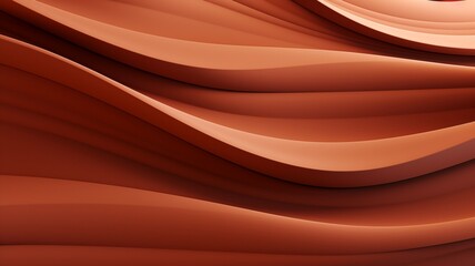 Fluid Elegance: The Abstract Background Features a Gentle Wave Pattern with Soft Lines, Perfect for a Banner Backdrop with Ample Copyspace - AI Generative