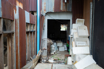 Garbage storage and collection area