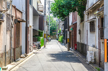 Fototapeta na wymiar 京都市内の町並み