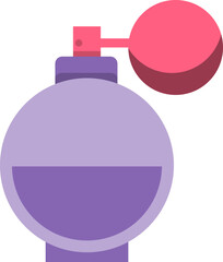 Perfume bottles, icon set