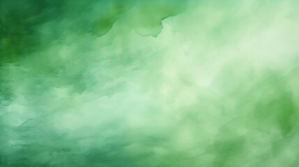Fototapeta na wymiar Abstract green watercolor hand painted background : Generative AI