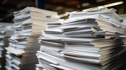 Stacks of paper : Generative AI