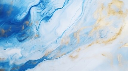 Fototapeta na wymiar Abstract marble wallpaper background , luxury marble texture gold and blue tone : Generative AI